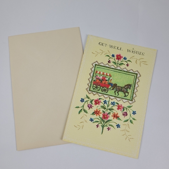 Vintage Greeting Card "Get well Soon" set of 15 - Picture 4 of 11
